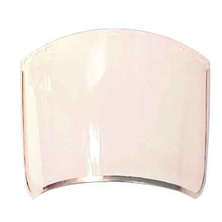 POWERWELD Clear Face Shield, Bound with Aluminum Band, 8" x 12" 804BCL